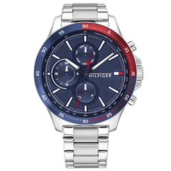 Tommy Hilfiger TH1791718 Men's Watch, Silver, 46 mm