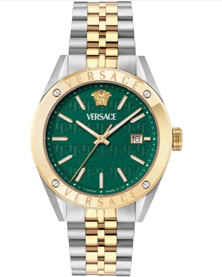Versace VRSCVEKHA0525 мужские часы, серебристо-золотистые