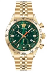 Versace Hellenyium Chr. VRSCVE2U01225 Gold Men's Watch