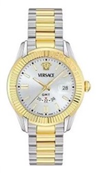 Versace Apodis VRSCVE0U00325 Men's Watch, Silver/Gold