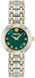 Versace Antlia VRSCVE0P00425 Men's Watch, Silver/Gold