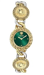 Versace Greca Stud Icon VRSCVE0Q00125 Мужские часы, серебристо-золотые
