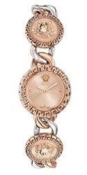 Versace Greca Stud icon VRSCVE0Q00225, наручные часы, серебристый/розовый
