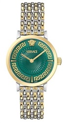 Versace Greca Fortuna VRSCVE0A00325 Мужские часы, серебристо-золотистые