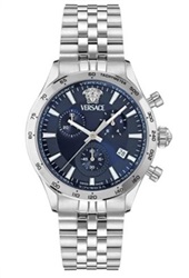Versace Hellenyium Chrono Petite VRSCVECFA0124 Silver Men's Watch