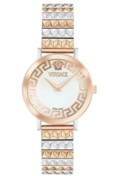 Versace Daedalus VRSCVE9A00324 Men’s Watch, Silver/Rose