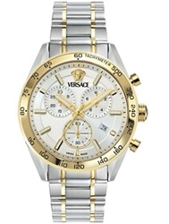 Versace Model: V-Code Chrono VRSCVE0CA0224 Kol Saati Gümüş/altın