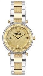 Versace Reve VRSCVE8B00324 Men's Watch, Silver/Gold