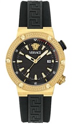 Versace Greca Logo Diver VRSCVE8G00324, чёрные мужские часы