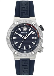 Versace Greca Logo Diver VRSCVE8G00124 — чёрные мужские часы