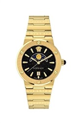 Versace Greca Logo Moonphase VRSCVE7G00323, золотые мужские часы