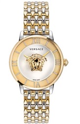 Мужские часы Versace VRSCVE2R00222, 38 мм, серебристо-золотистые