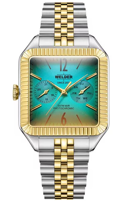 Welder WWRC852, мужские часы, серебристо-золотистые