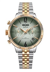 Welder Royal WWRC129 Men's Watch, Silver/Gold/Rose, 38 mm