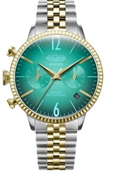Welder Royal WWRC698, мужские часы, серебристо-золотистые, 39 мм