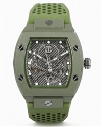 Philipp Plein The Skeleton Ecoceramic PWVBA0223 Kol Saati Yeşil