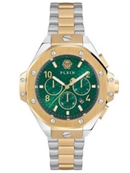 Philipp Plein Plein Chrono Royal PWPRA0324 мужские часы, серебристый/золотистый