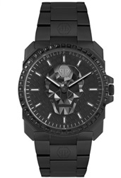 Philipp Plein The Skull King PWLAA0922, чёрные наручные часы