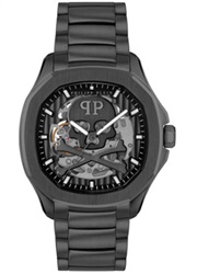 Philipp Plein Spectre Skeleton PWRAA0423 Kol Saati Siyah