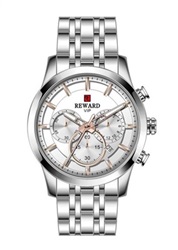 Reward RD81081M A141783 Silver Men's Watch with White Dial