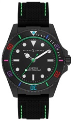 Milano X Change MXG1111, чёрные мужские часы 43 мм