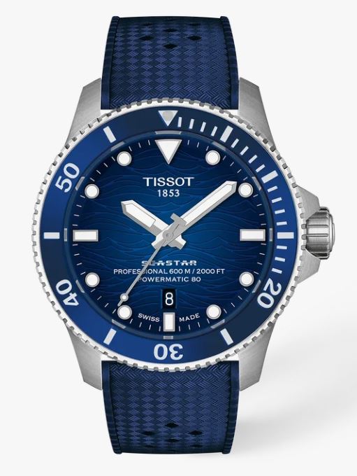 Tissot T1209071704100 — мужские наручные часы, тёмно-синие