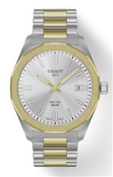 Tissot T1514222203100 Men's Watch, Silver/Gold