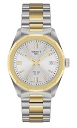 Tissot T1518222203100 Men's Watch, Silver/Gold