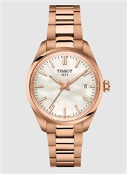 Tissot T1502103311100 мужские часы Rose Gold