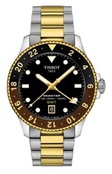Tissot T1208522205100 Men's Watch, Silver/Gold