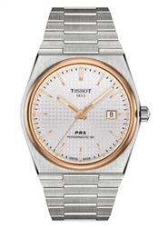 Tissot PRX Powermatic 80 T1374072103100 Silver Men's Watch