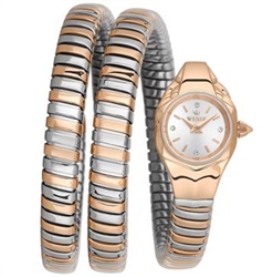 Wesse WWL116304 Women's Watch, Silver and Rose