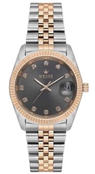 Wesse WWL114709 мужские часы, серебристо-золотистые