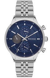 Wesse WWG207402 Kol Saati Gümüş 43 mm