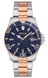 Wesse WWG207107 Men's Watch, Silver/Rose, 42 mm