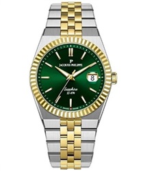 Jacques Philippe JPQGS10473X8 Men's Watch, Silver/Gold