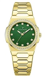 Jacques Philippe Bellus JPQLS7223X4, мужские часы золотого цвета