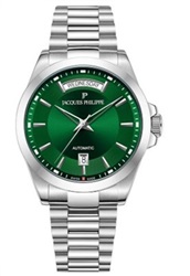 Jacques Philippe Infinitum Day-Date Automatic JPAGS8313X6 Kol Saati Gümüş