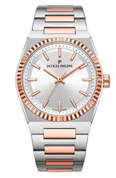 Jacques Philippe Borealis JPQGLS587328RG Men's Watch, Silver/Rose