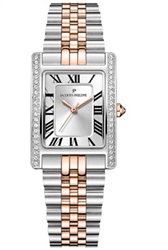 Jacques Philippe Hora JPQLS657328RGS, мужские часы, серебристо-розовые