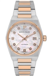 Jacques Philippe Aurora Lady JPQLS527388S Women's Watch, Silver/Rose