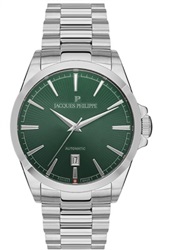 Jacques Philippe Swiss Made JPAGS5513X6 Silver Men's Watch