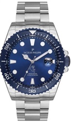 Jacques Philippe Swiss Made JPQGS351336LE Silver Men's Watch