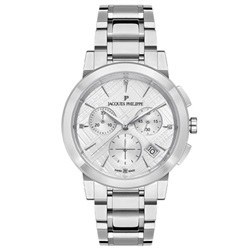 Jacques Philippe Swiss Made JPQLC321326 Kol Saati Gümüş