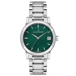 Jacques Philippe JPQLS1613X6 Silver 34 mm Men's Watch