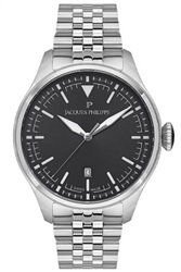 Jacques Philippe Swiss Made JPQGS2213X6, серебристые мужские часы