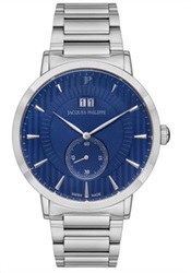 Jacques Philippe Swiss Made JPQGS101336 — мужские часы, серебристые, 43 мм