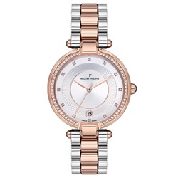 Jacques Philippe Swiss Made JPQLS083328 Silver/Rose Men's Watch
