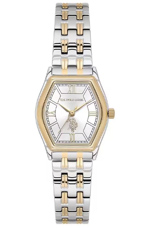 U.S. Polo Assn. USPA2151-04 Men's Watch, Silver/Gold