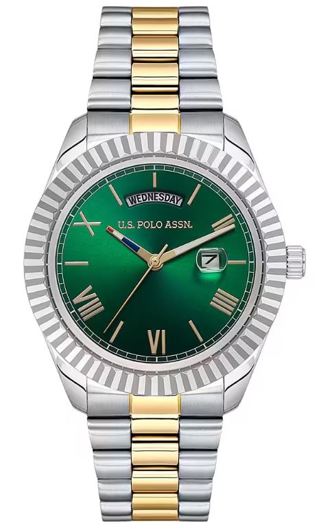 U.S. Polo Assn. USPA1100B-07 — серые мужские наручные часы